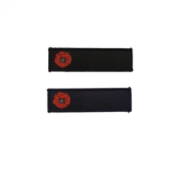 Personalized Name Tags (Poppy Flower)